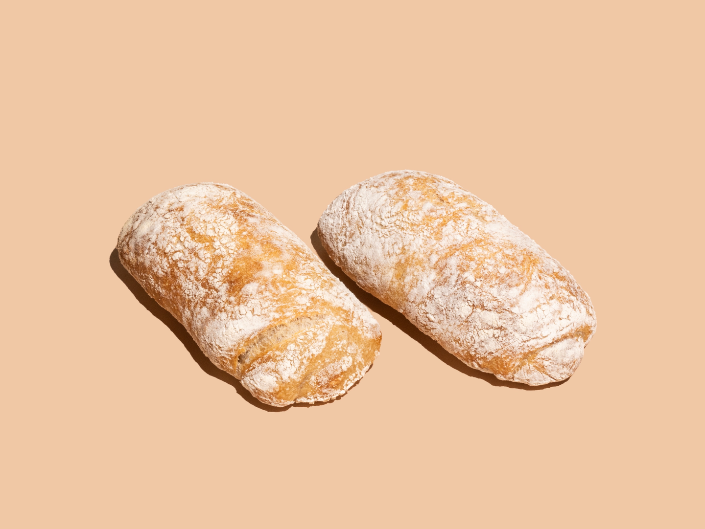 خبز شياباتا قطعتان