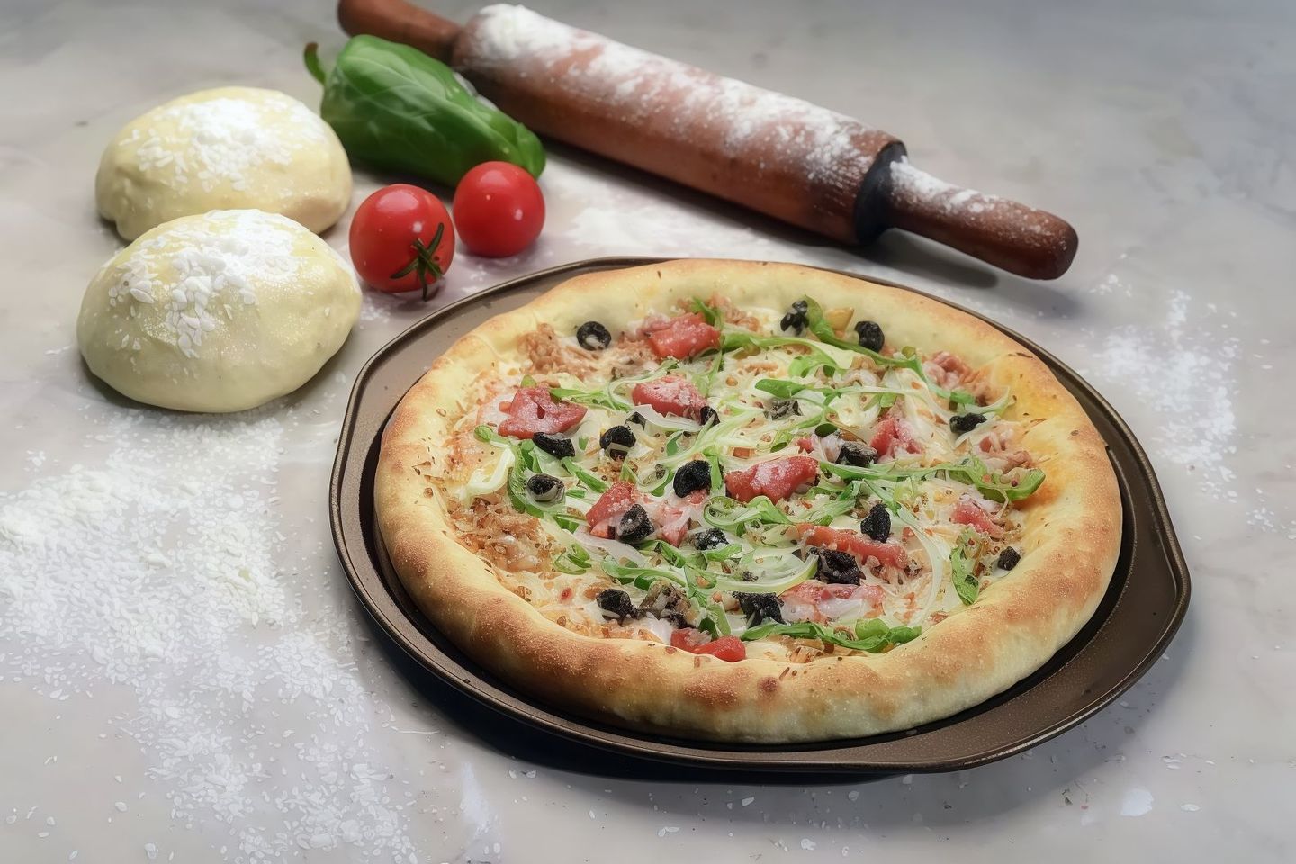 Minced Meat Pizza  - Large