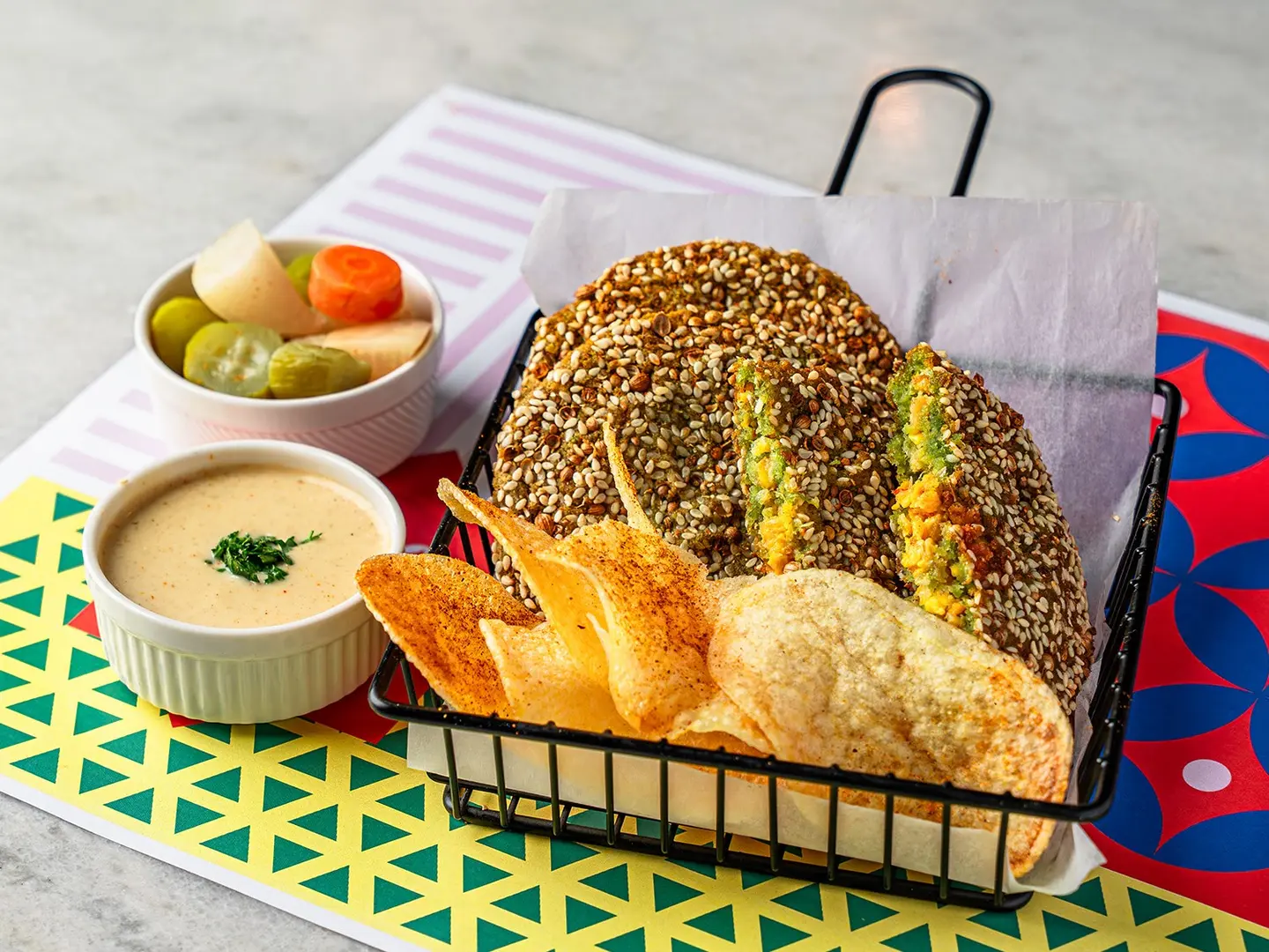Falafel With Saffron Lemon