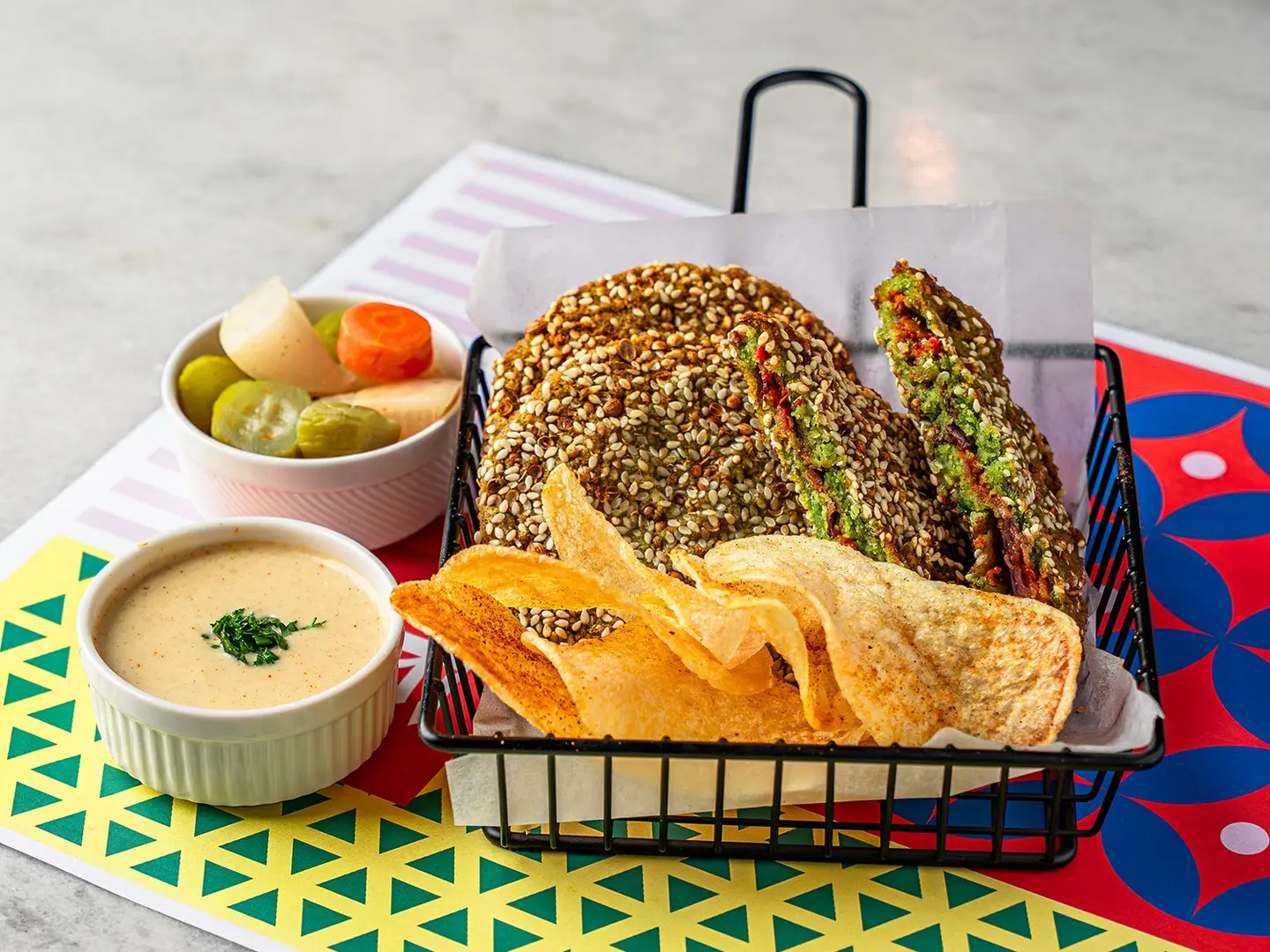 Eggplant Falafel
