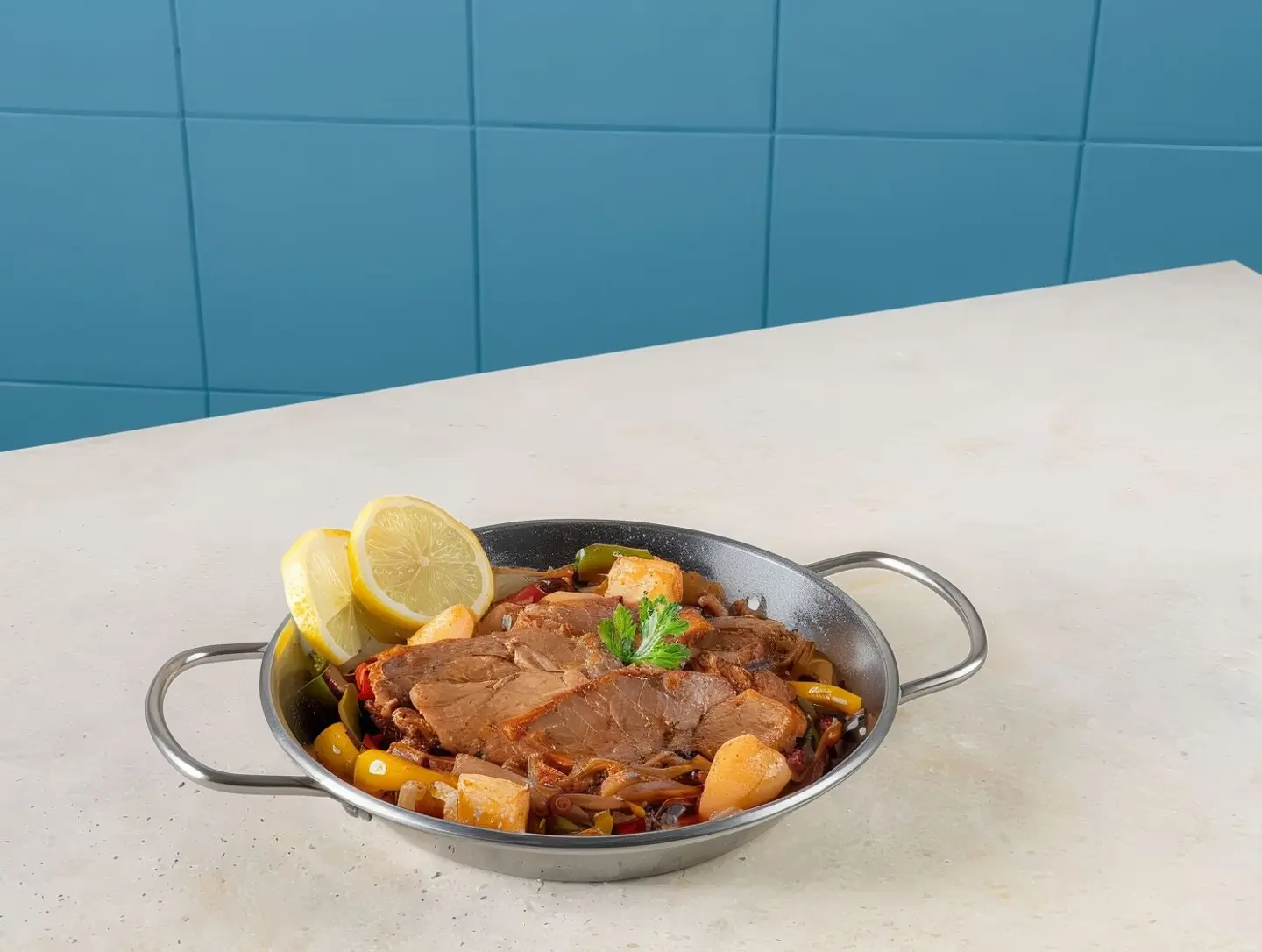 Meat Warqa Skillet