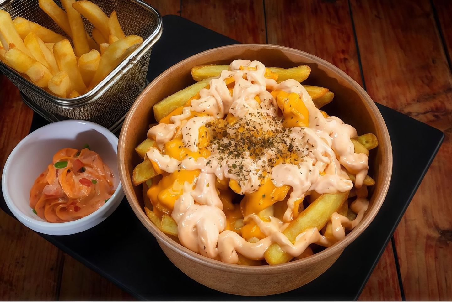 Fries With Cheese And Dynamite