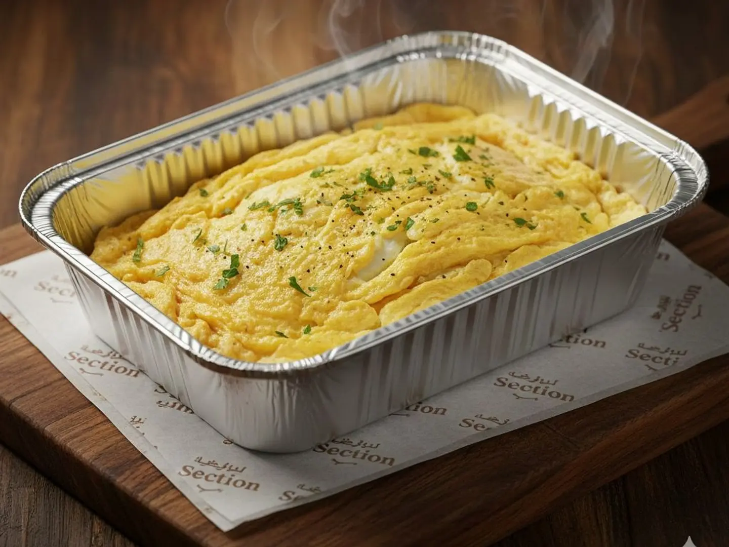 بيض مقلي صحن