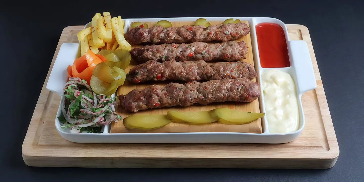صحن كباب لحم