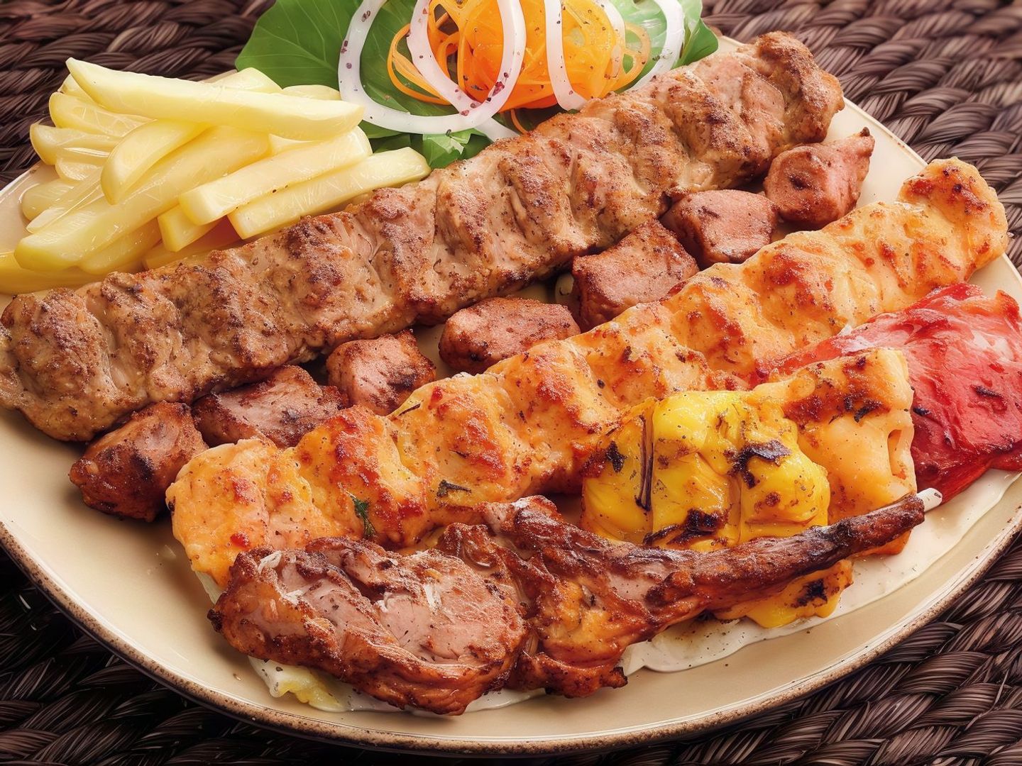 صحن مشكل مشاوي