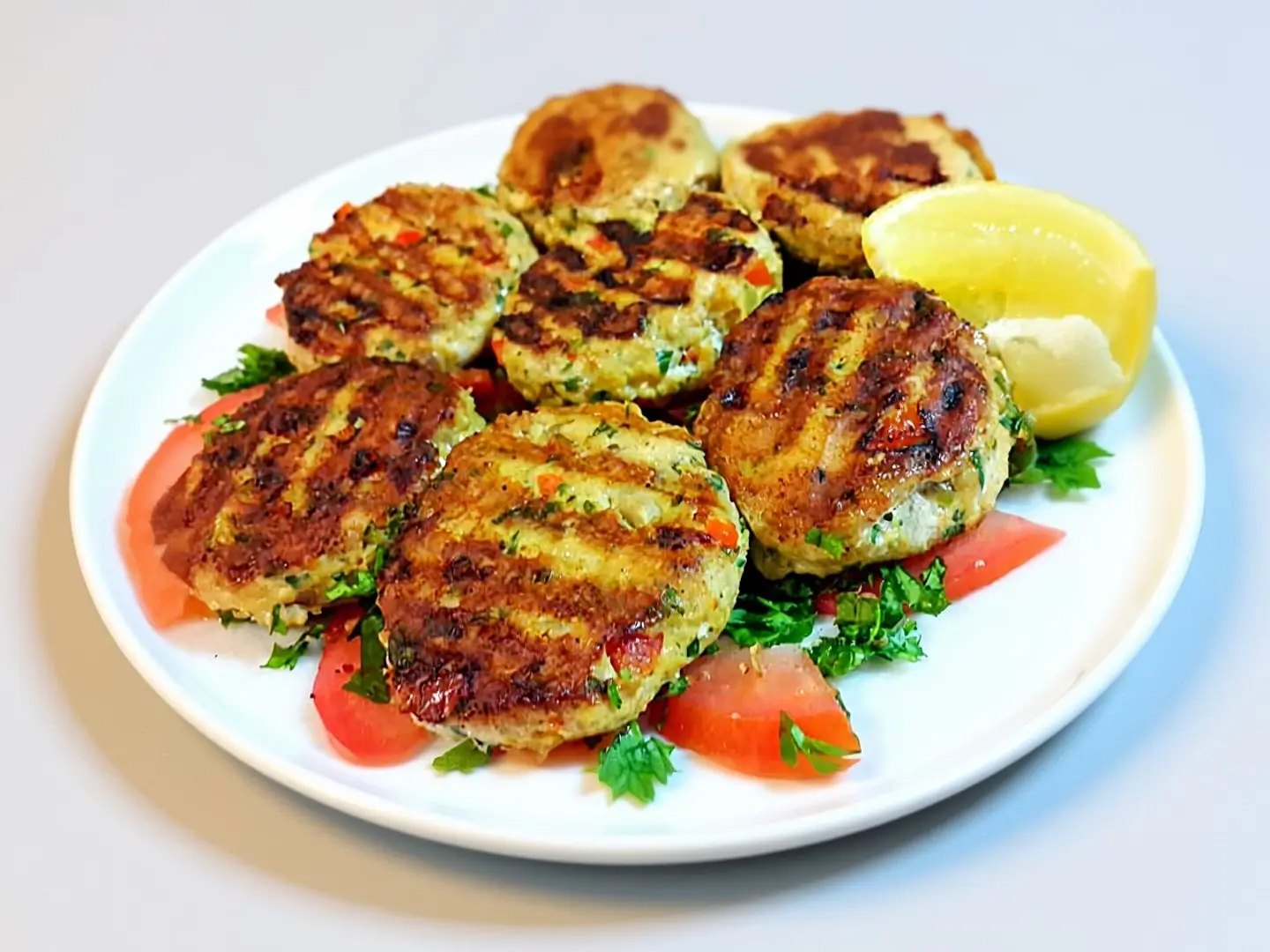 كفتة دجاج على الفحم