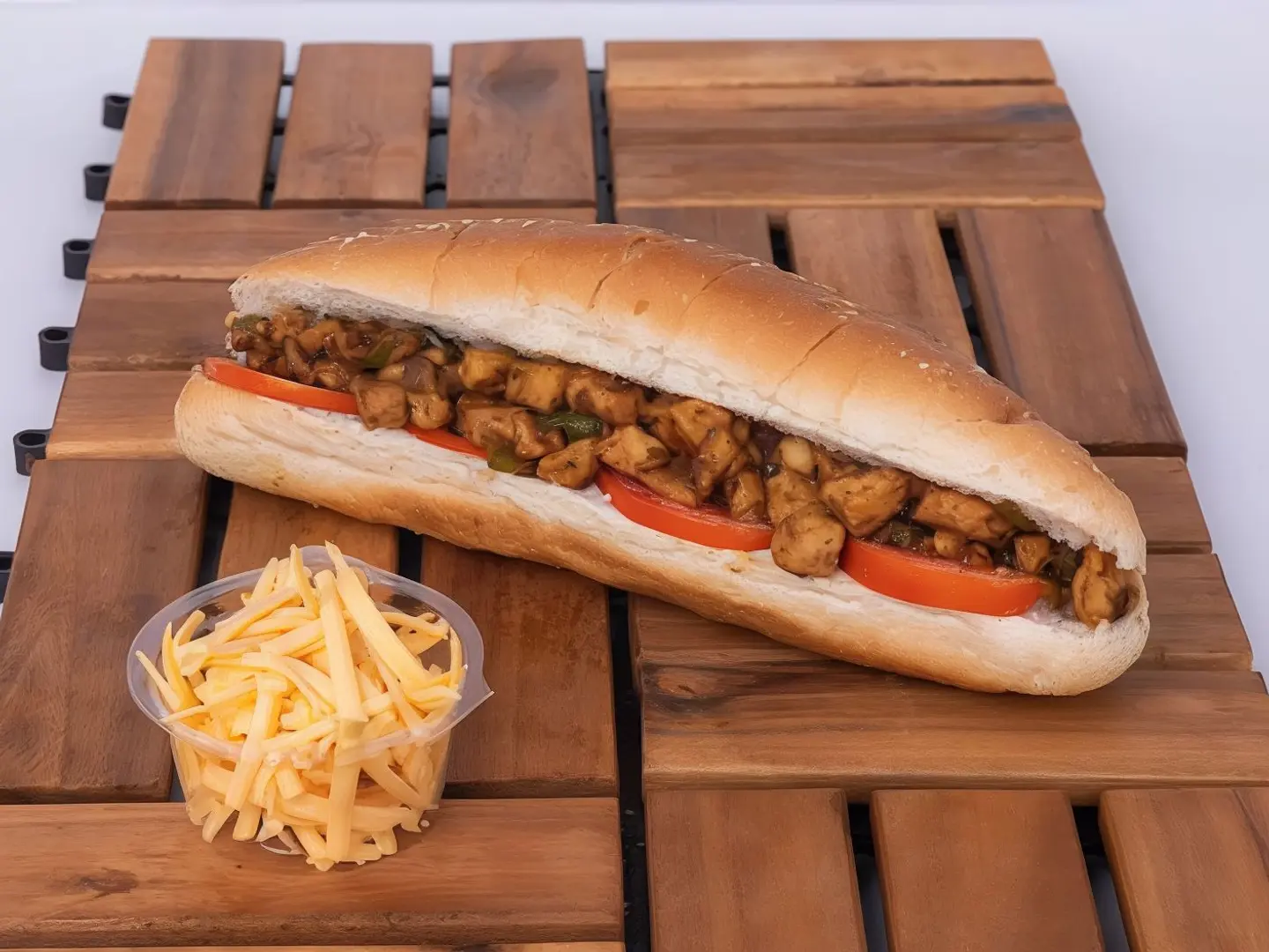ساندوتش كودو دجاج بالجبنة