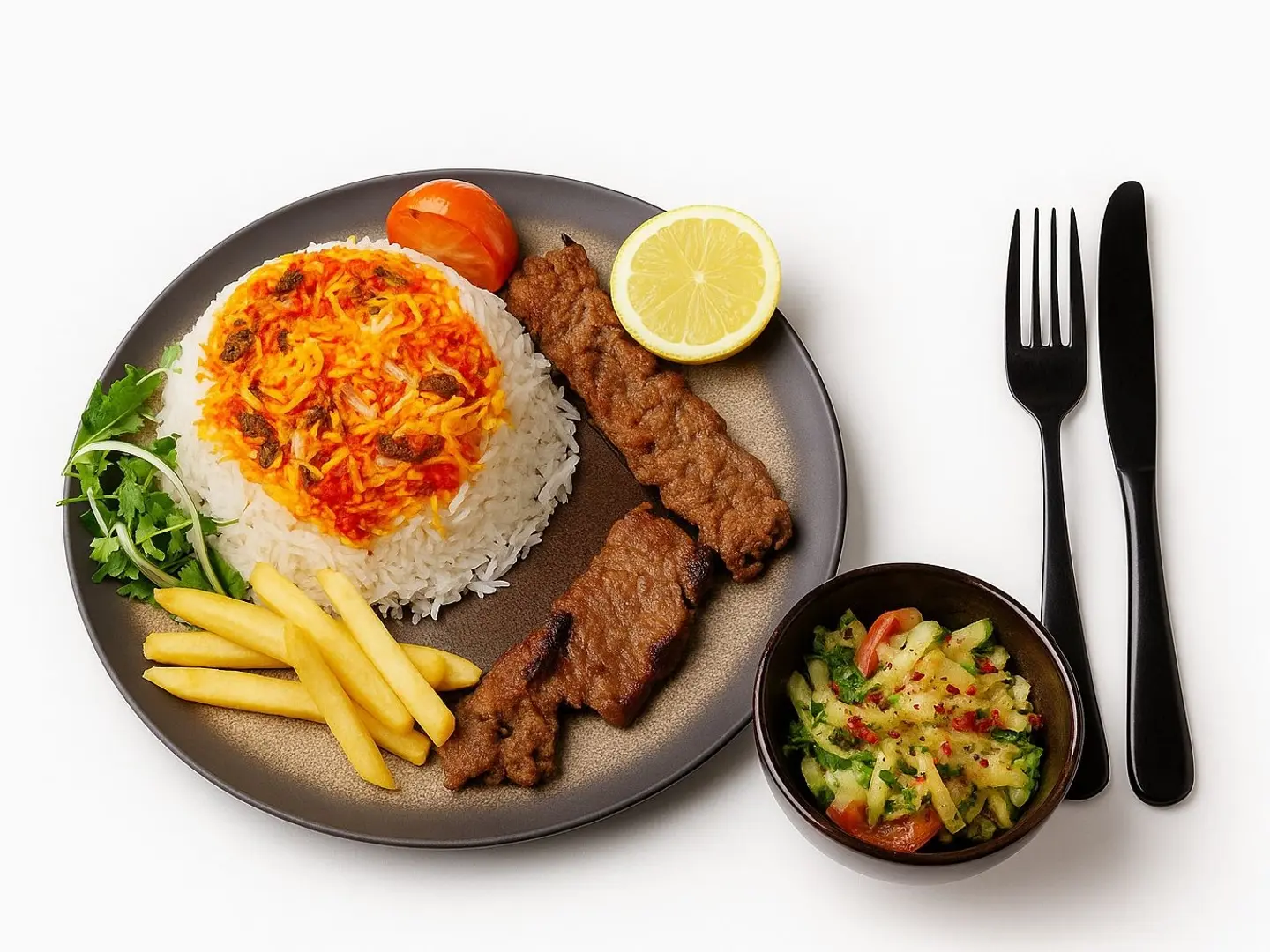 وجبة مشوي لحم