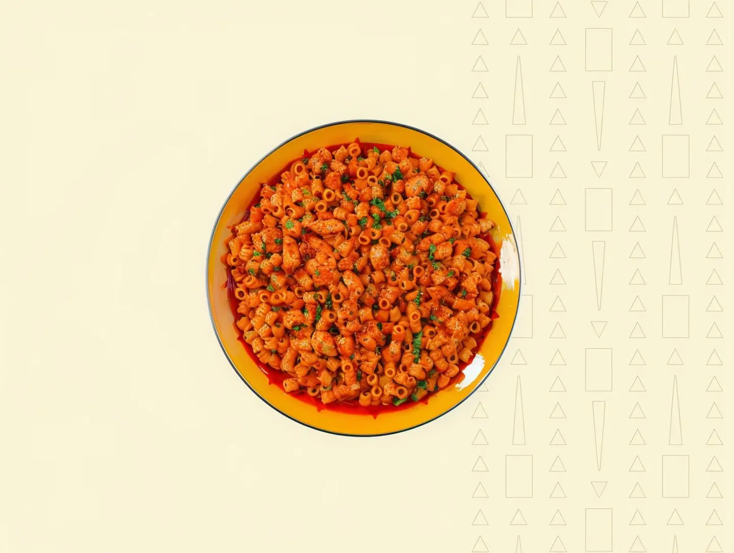 مكرونة دجاج