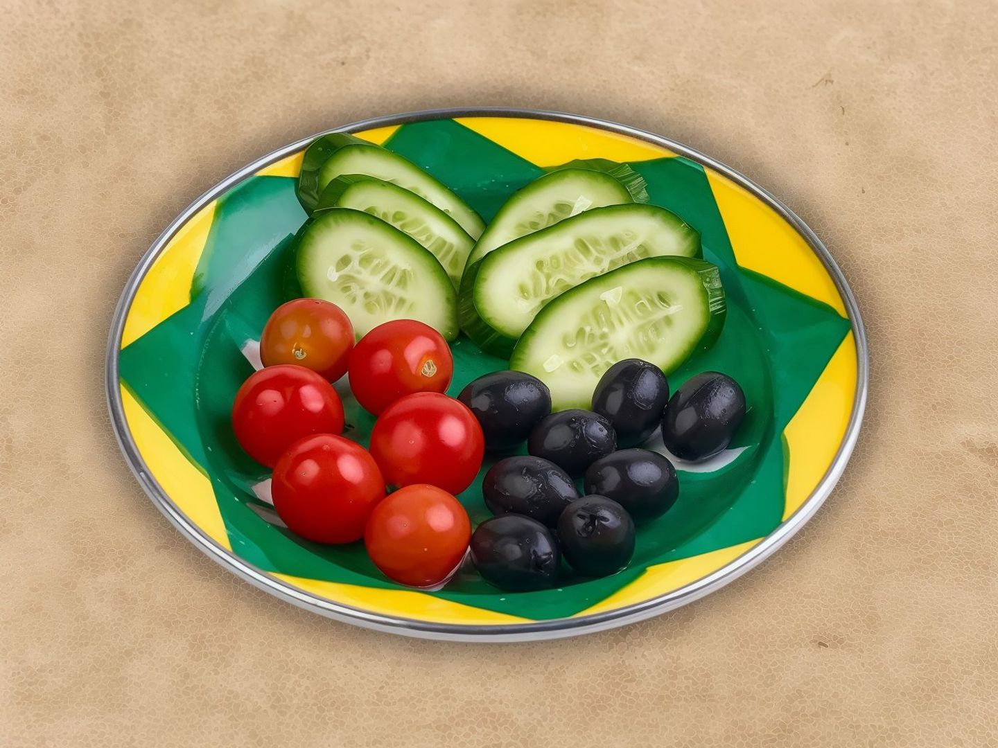 Cherry Tomatoes And Cucumber