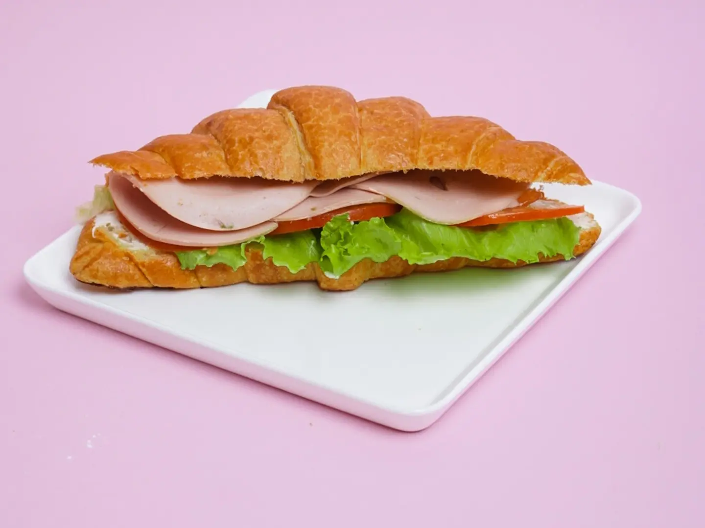 Mortadella Croissant Sandwich