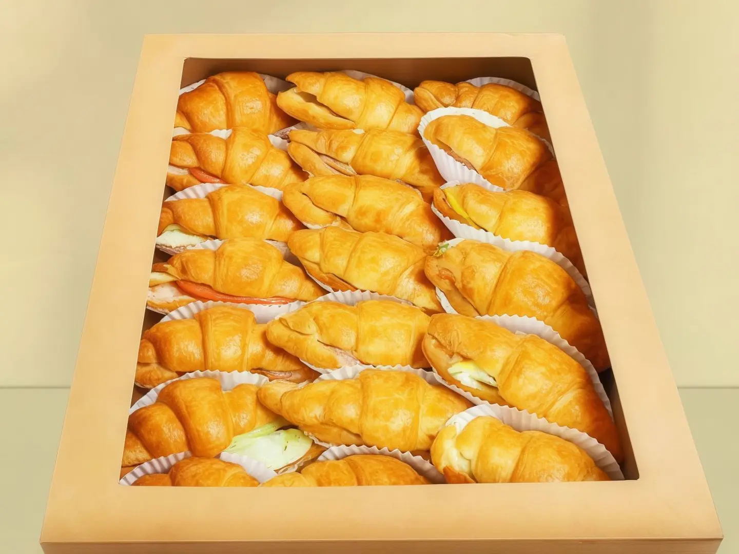 Mini Croissant Sandwich 40 Pcs