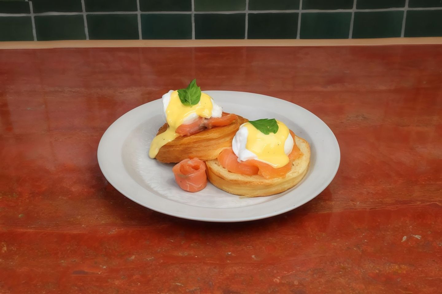 Salmon Egg Benedict