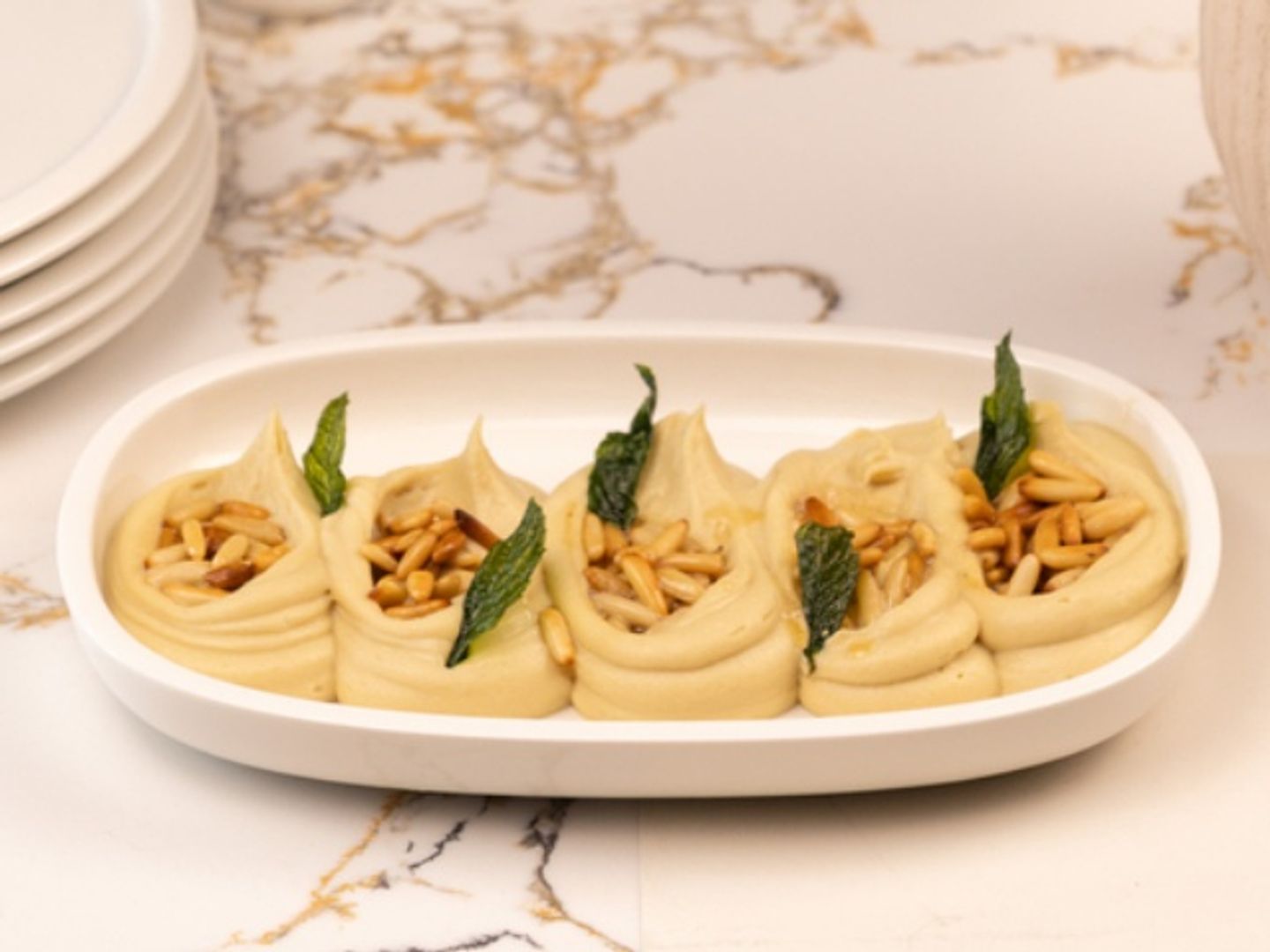 Hummus With Pine Nuts