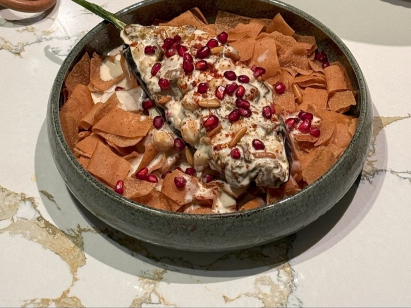 Eggplant Fatteh