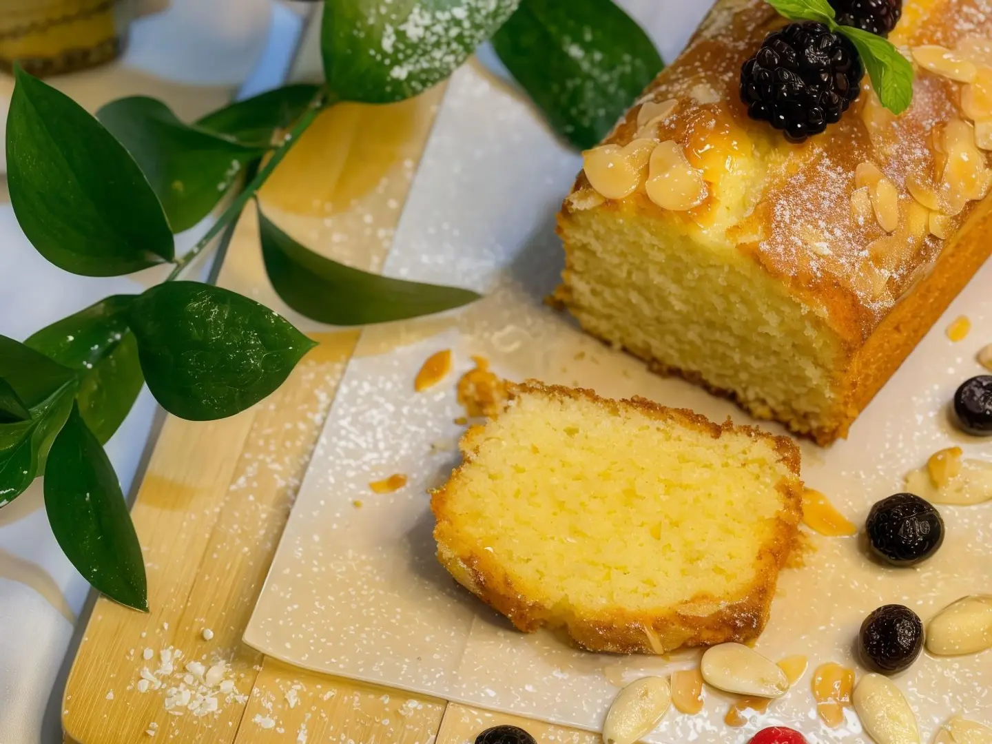 كيك انجليزي بالفانيلا