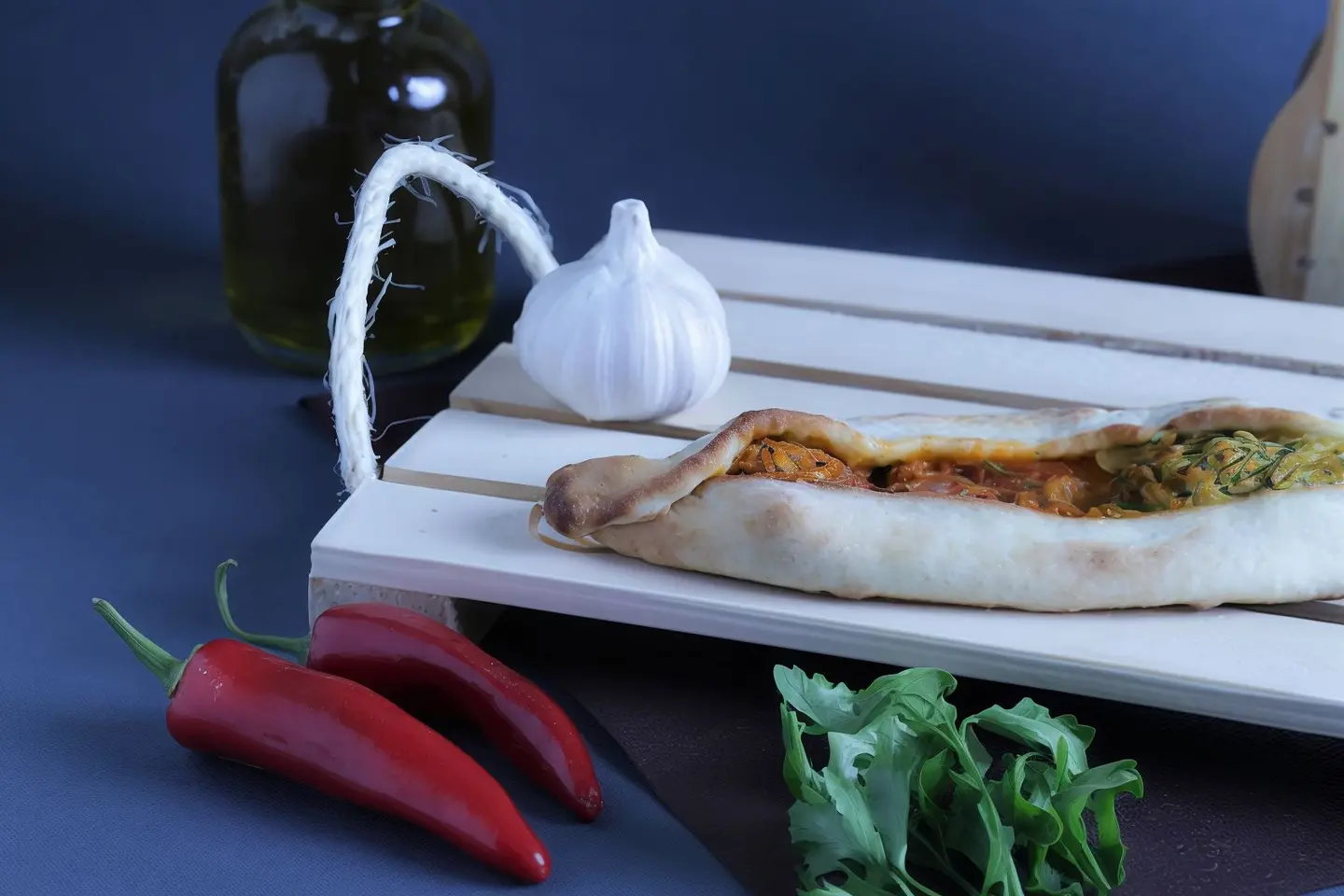 Margherita Chicken With Cheese Pie