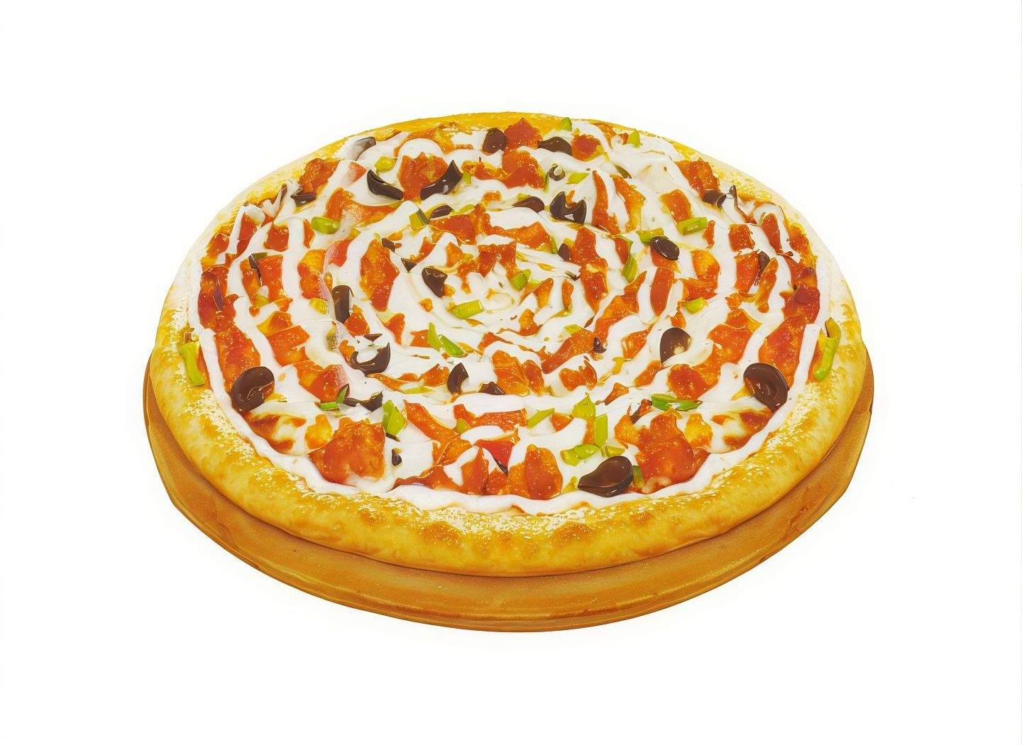 بيتزا دجاج باربكيو رانش - صغير