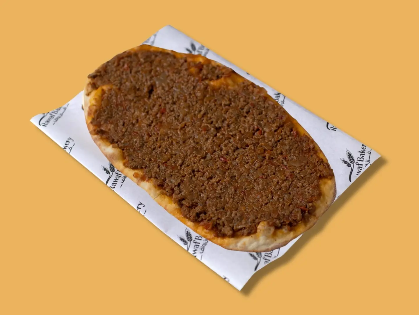 منقوشة لحم حاشي طازج