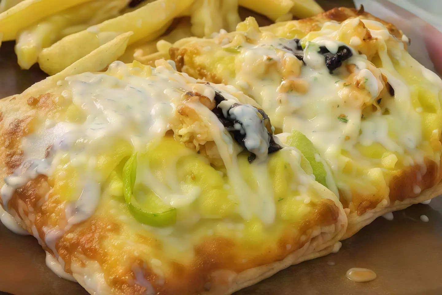 Moroccan Tacos With Two Cheeses