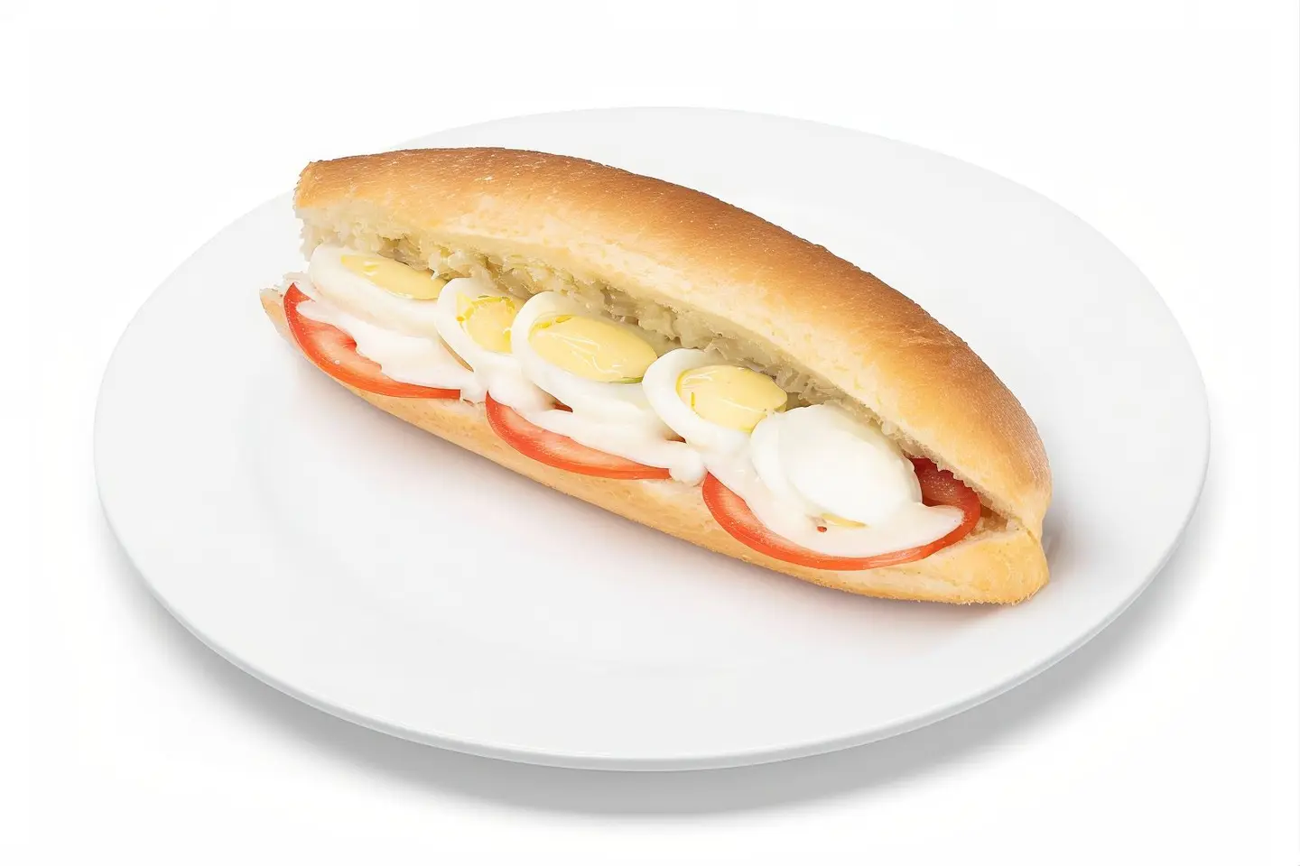Poached Egg Sandwich With Cheese