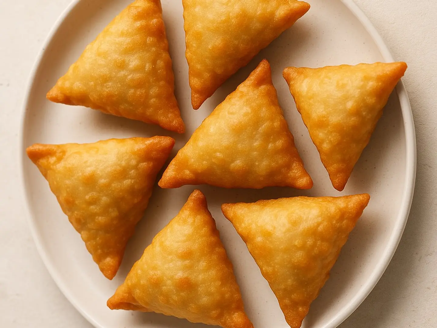 6 Potato Samosas