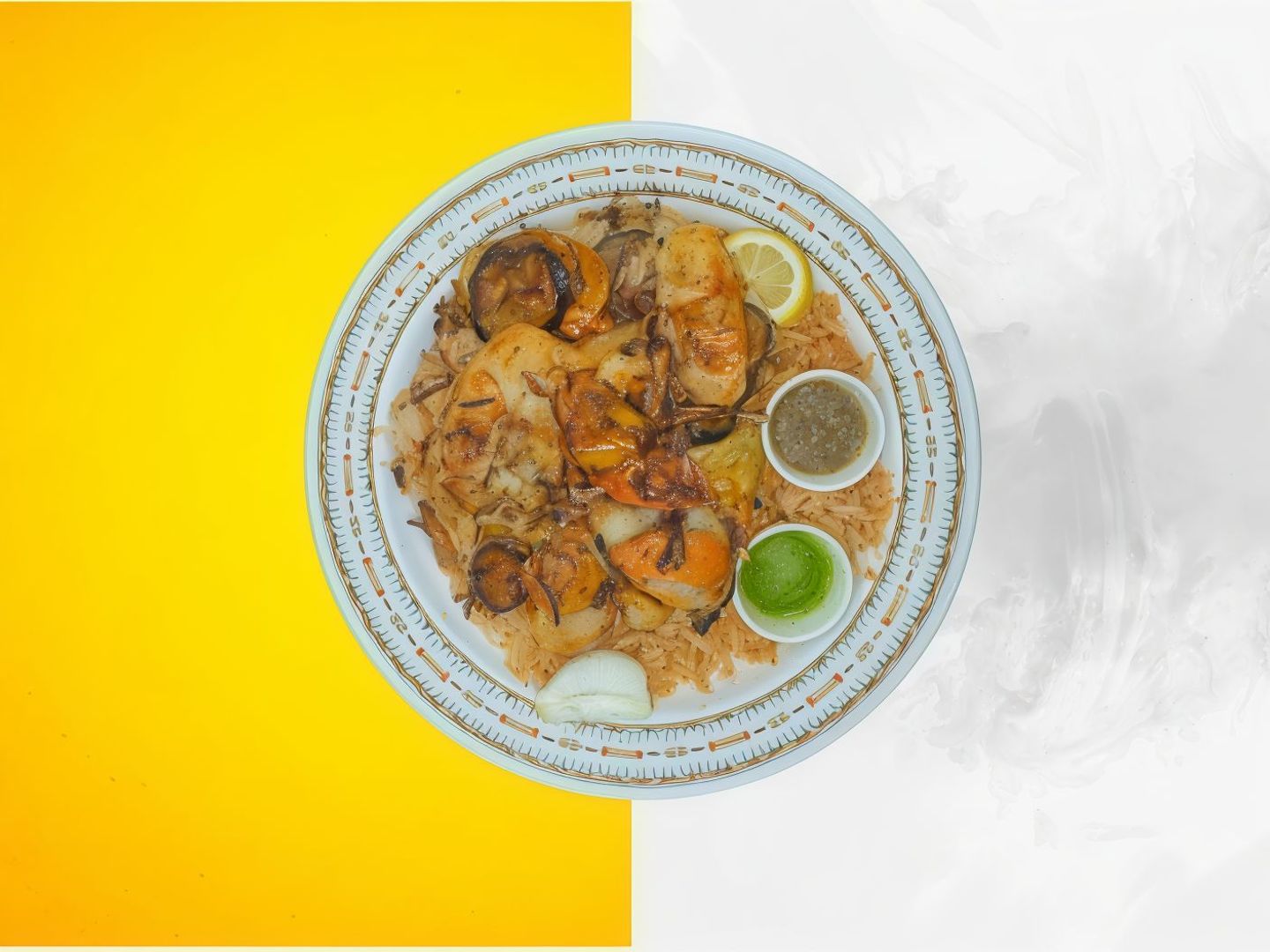 دجاج مقلوبة
