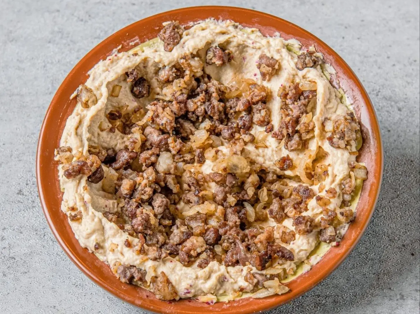 حمص لحم - وسط