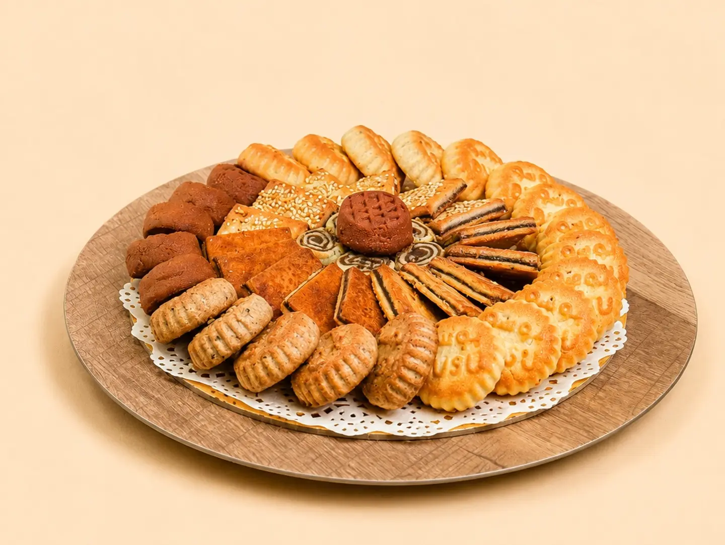 صينية معمول خشبية