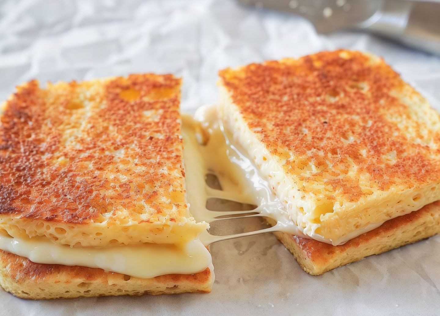 Toast With Cheese And Eggs