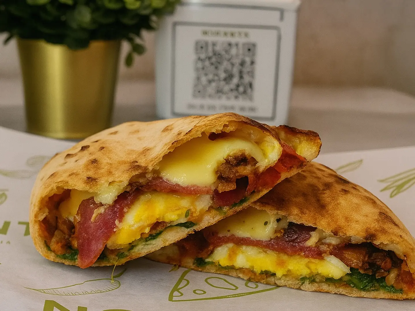 Egg & Bacon Panuzzo
