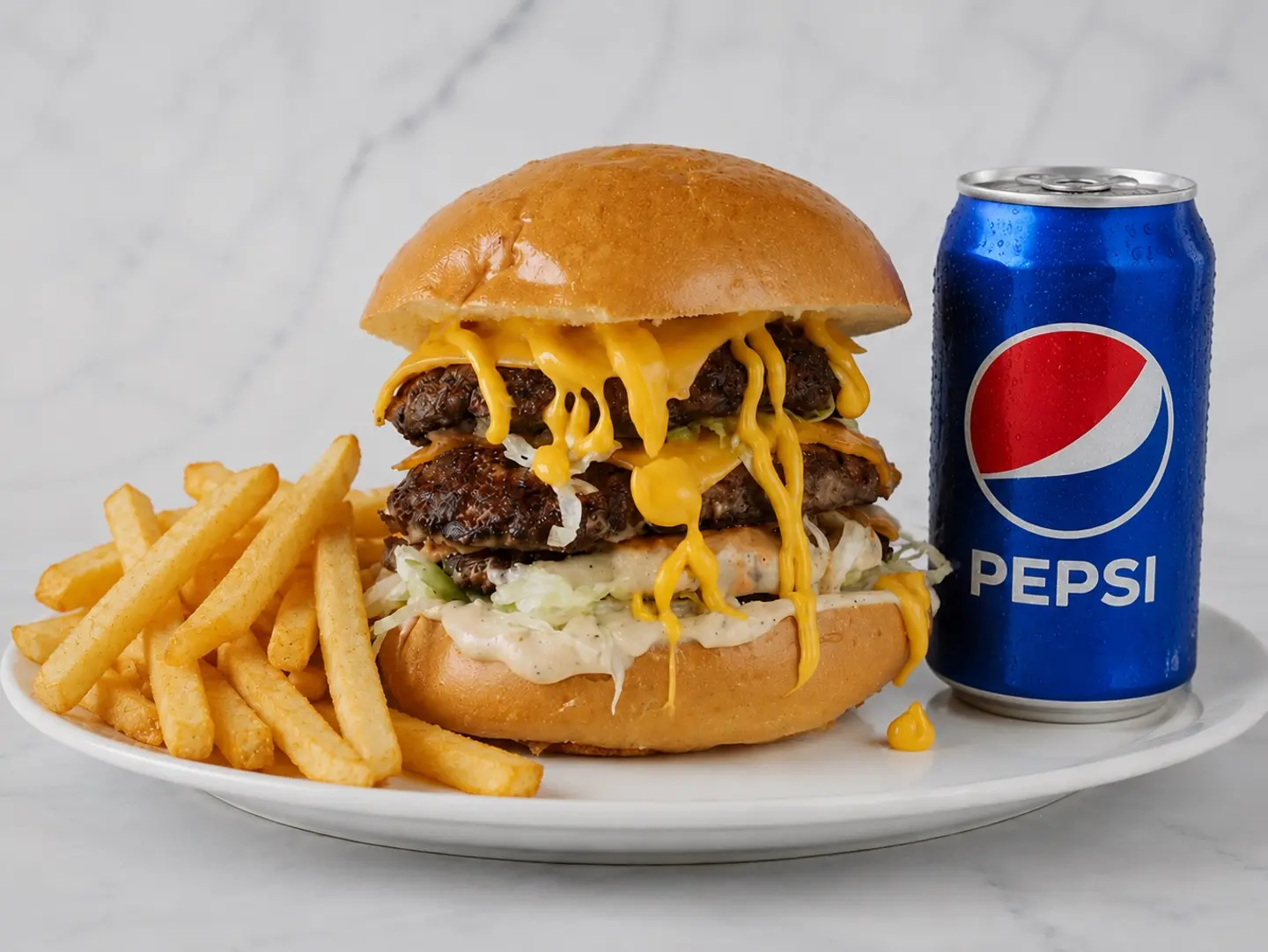 Beef Cheeseburger - Meal