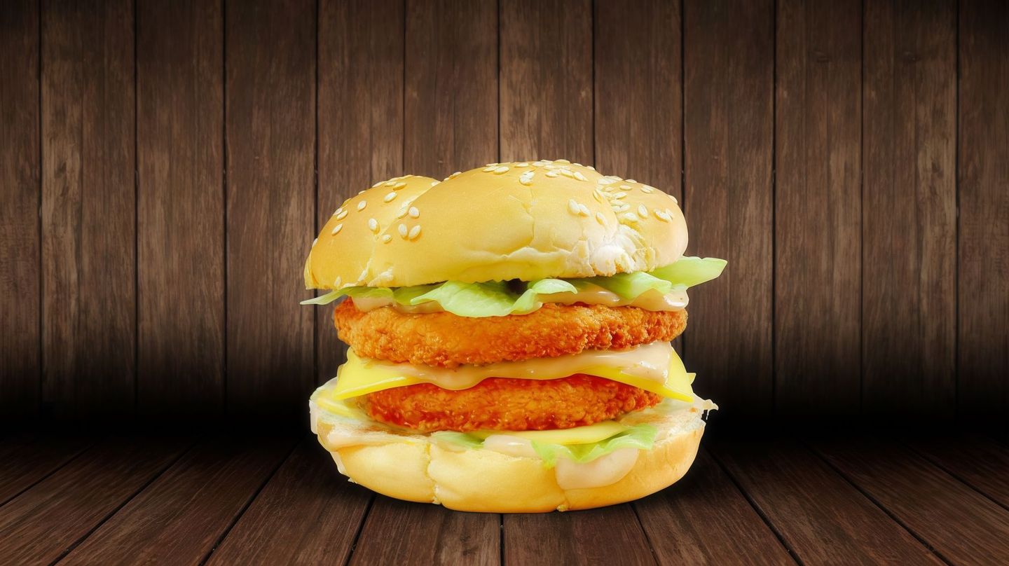 Double Chicken Burger