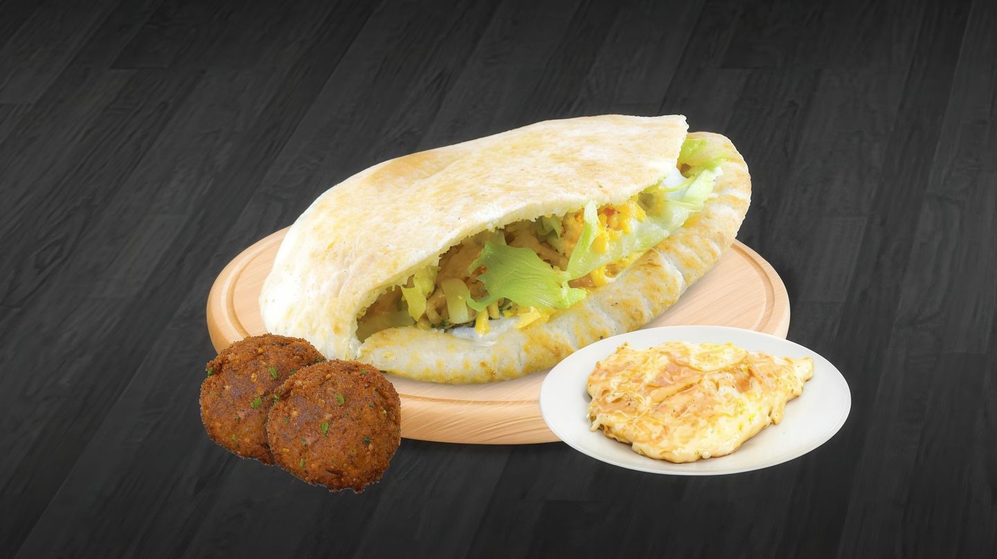 Falafel With Fried Egg