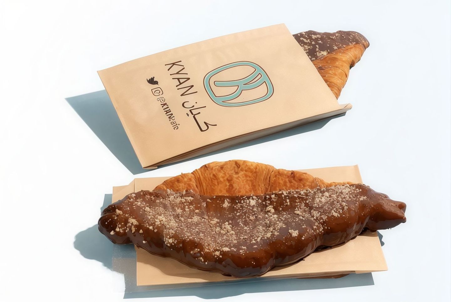 Flat Croissant Chocolate