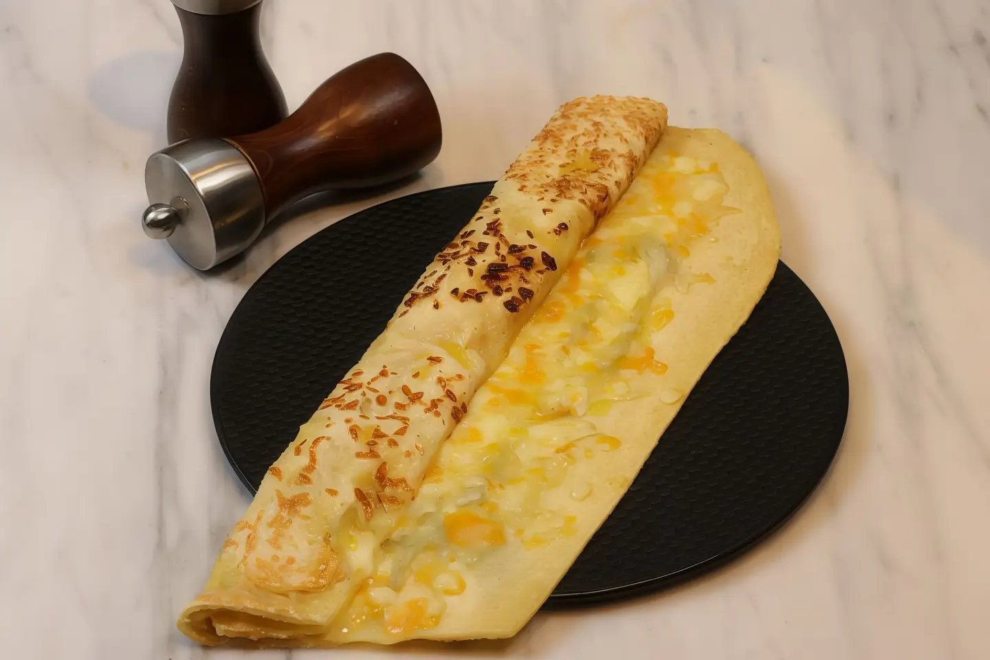 خبز الصاج بمكس أجبان