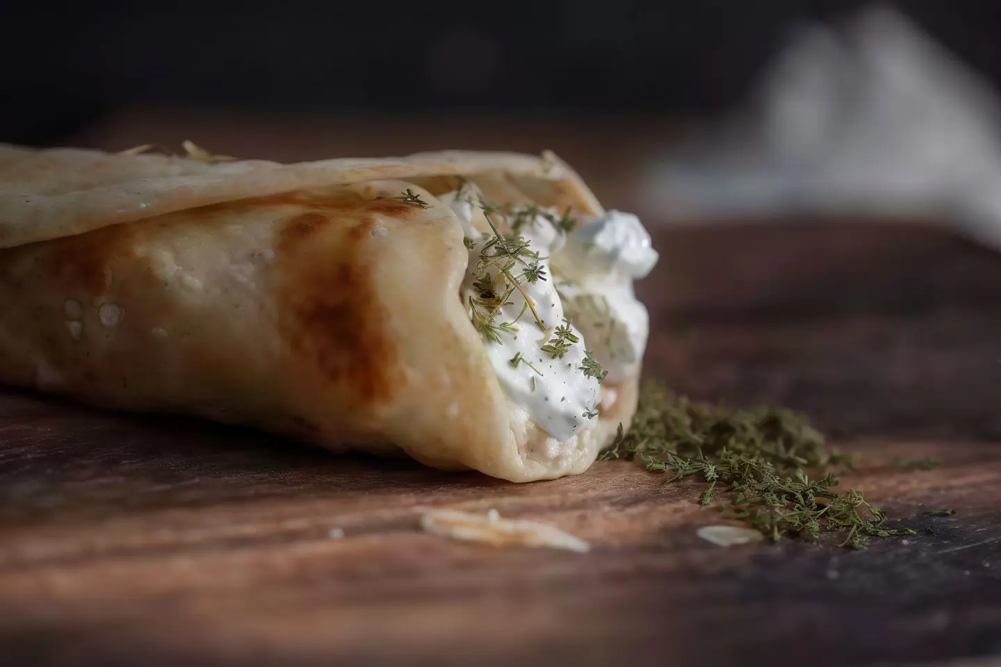 Labneh Thyme Chapati