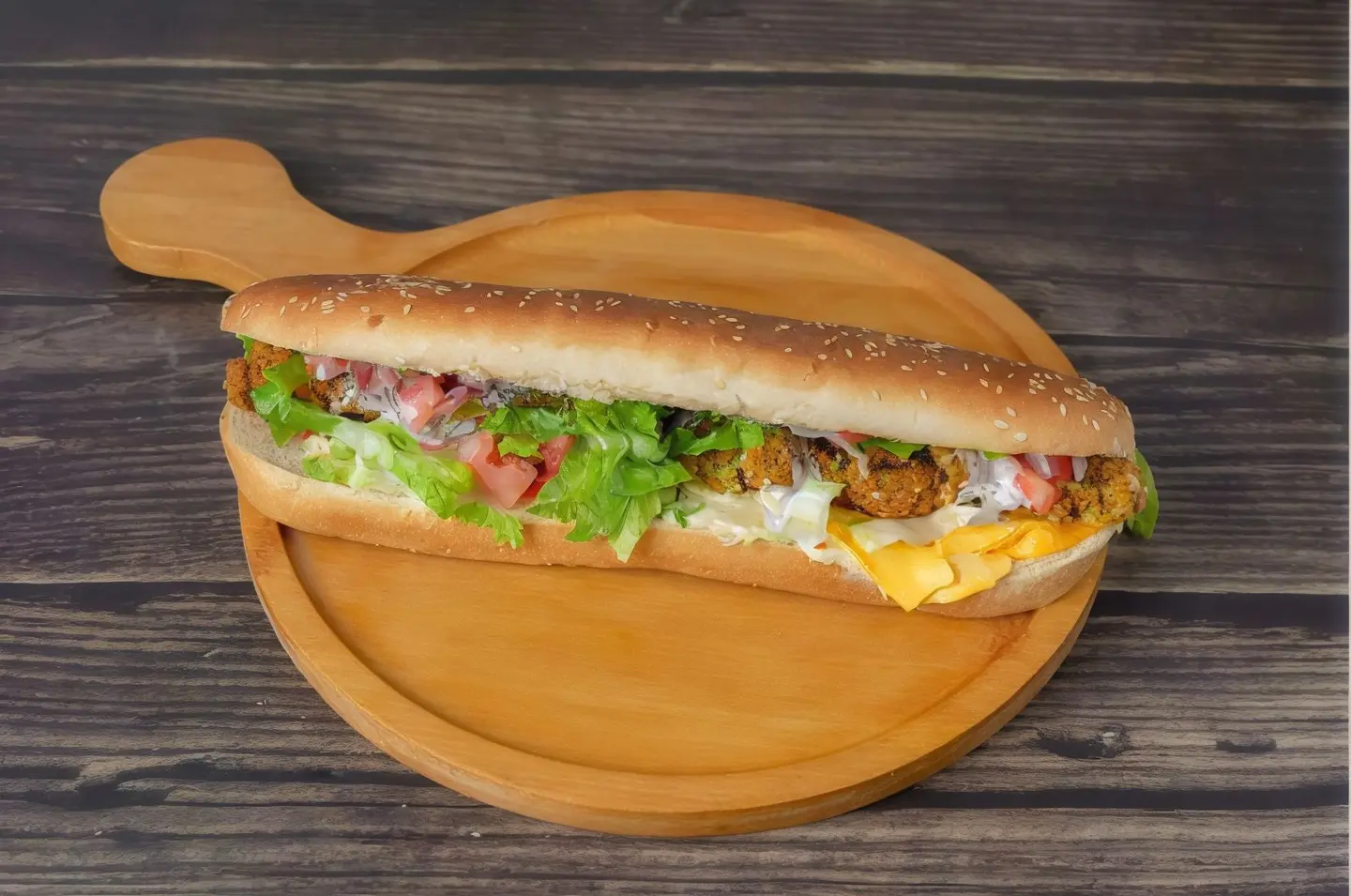 ساندوتش فلافل سادة