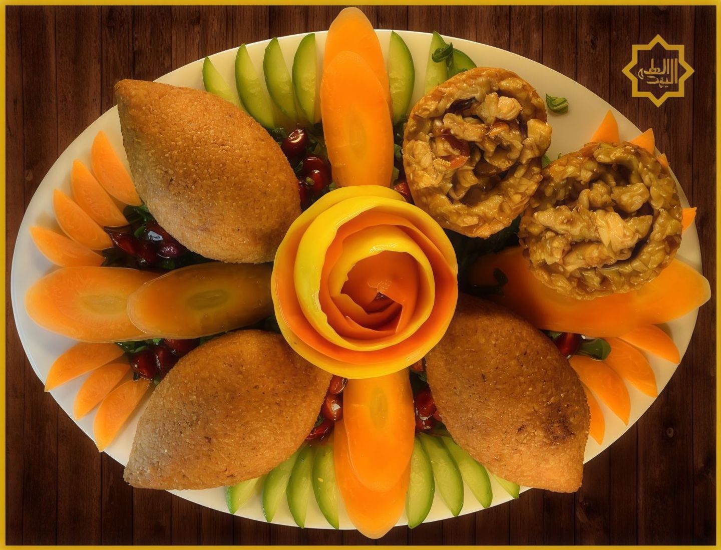 Fried Kibbeh With Chicken