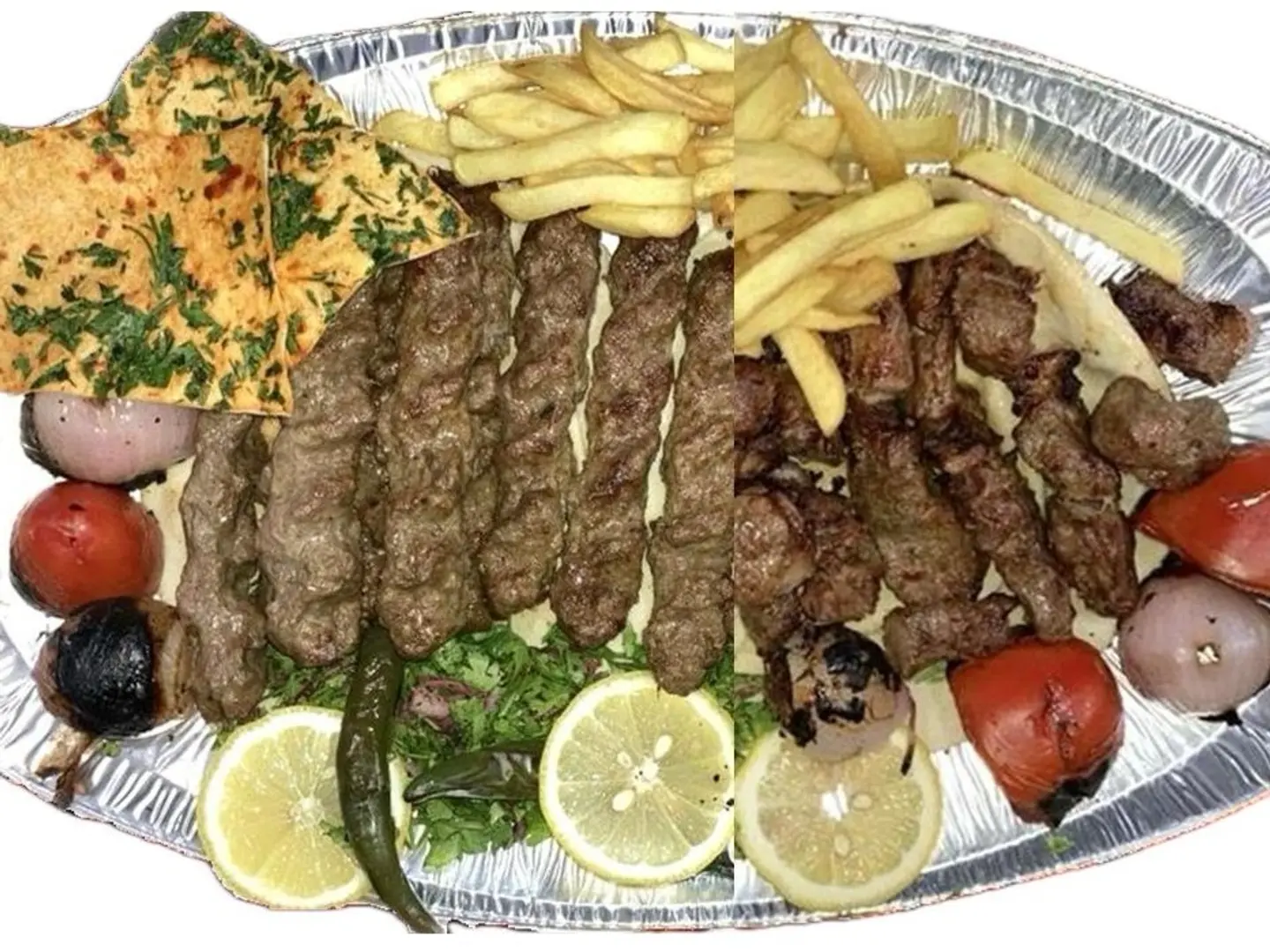 كيلو مشكل لحم أوصال وكباب