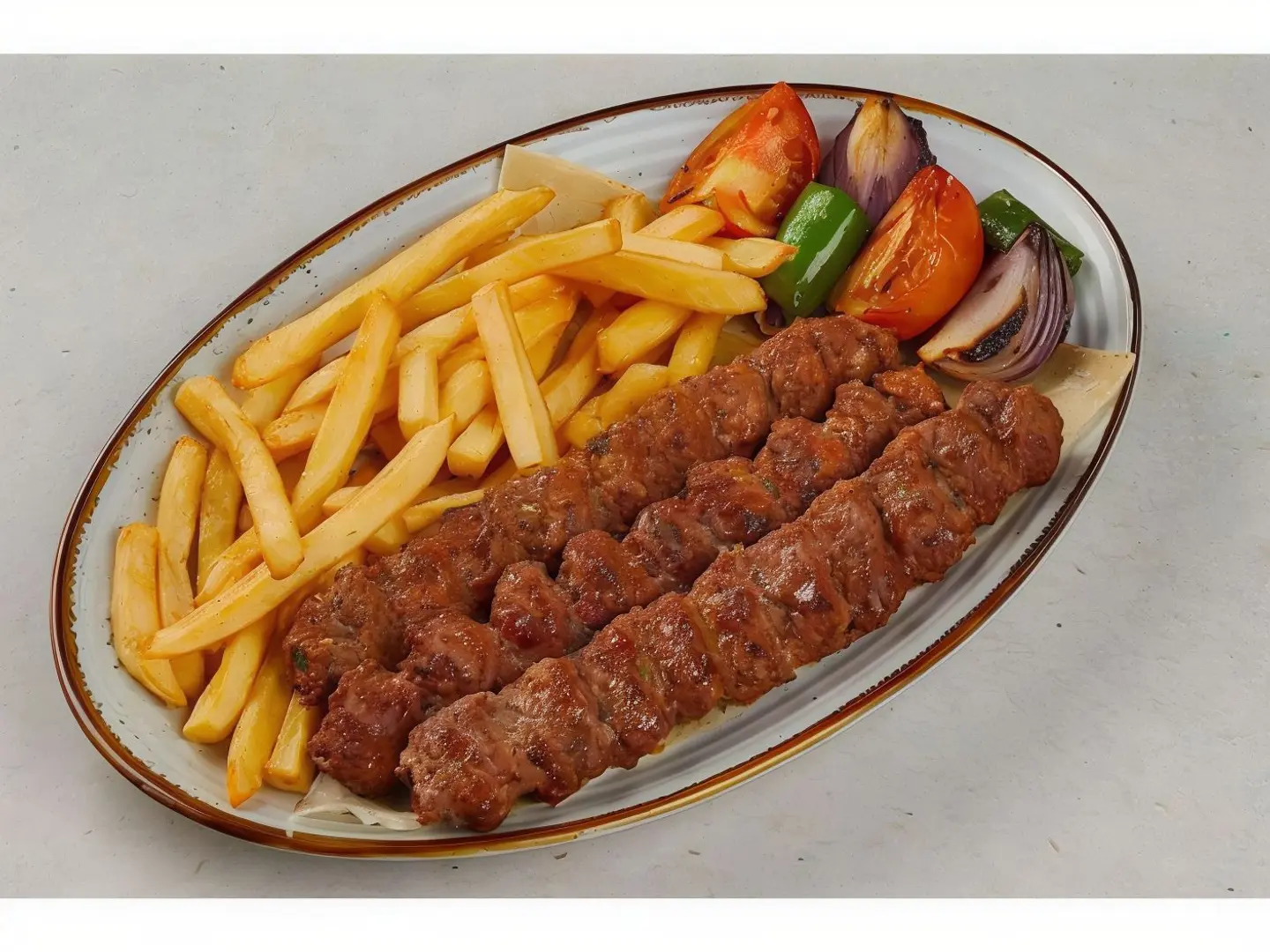 صحن كباب لحم