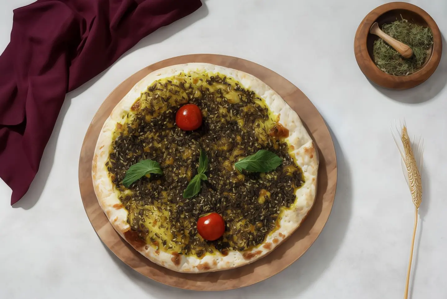 زعتر بالجبنة