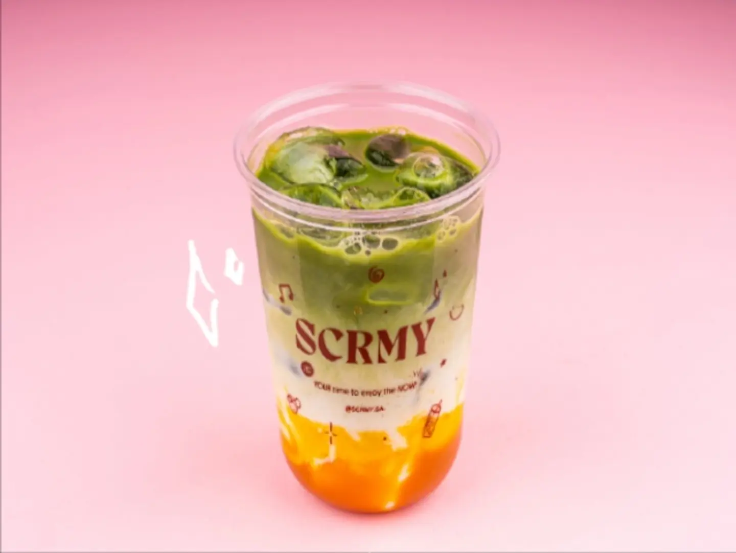 Ice Mango Matcha