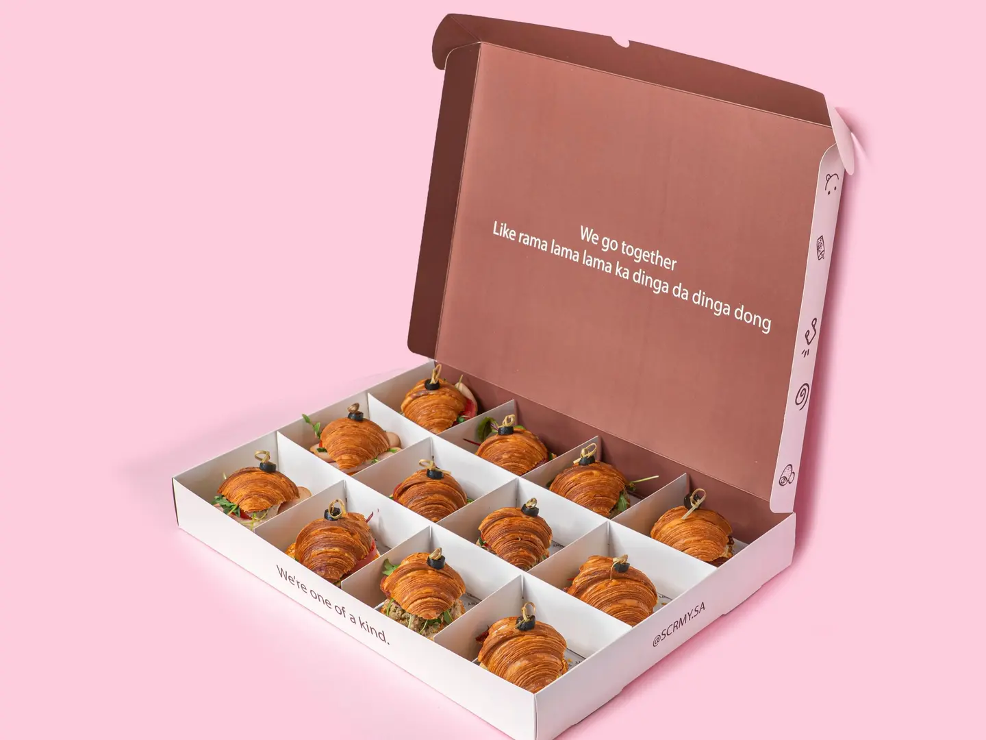 Croissant Sandwich 12 Pcs