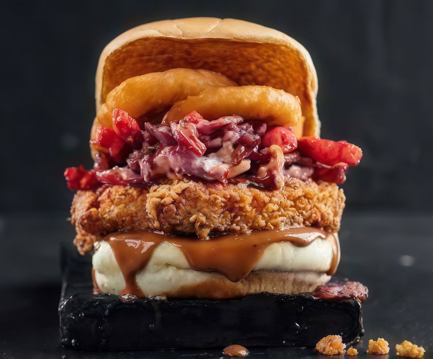 Smokey Crunchy Chicken Burger
