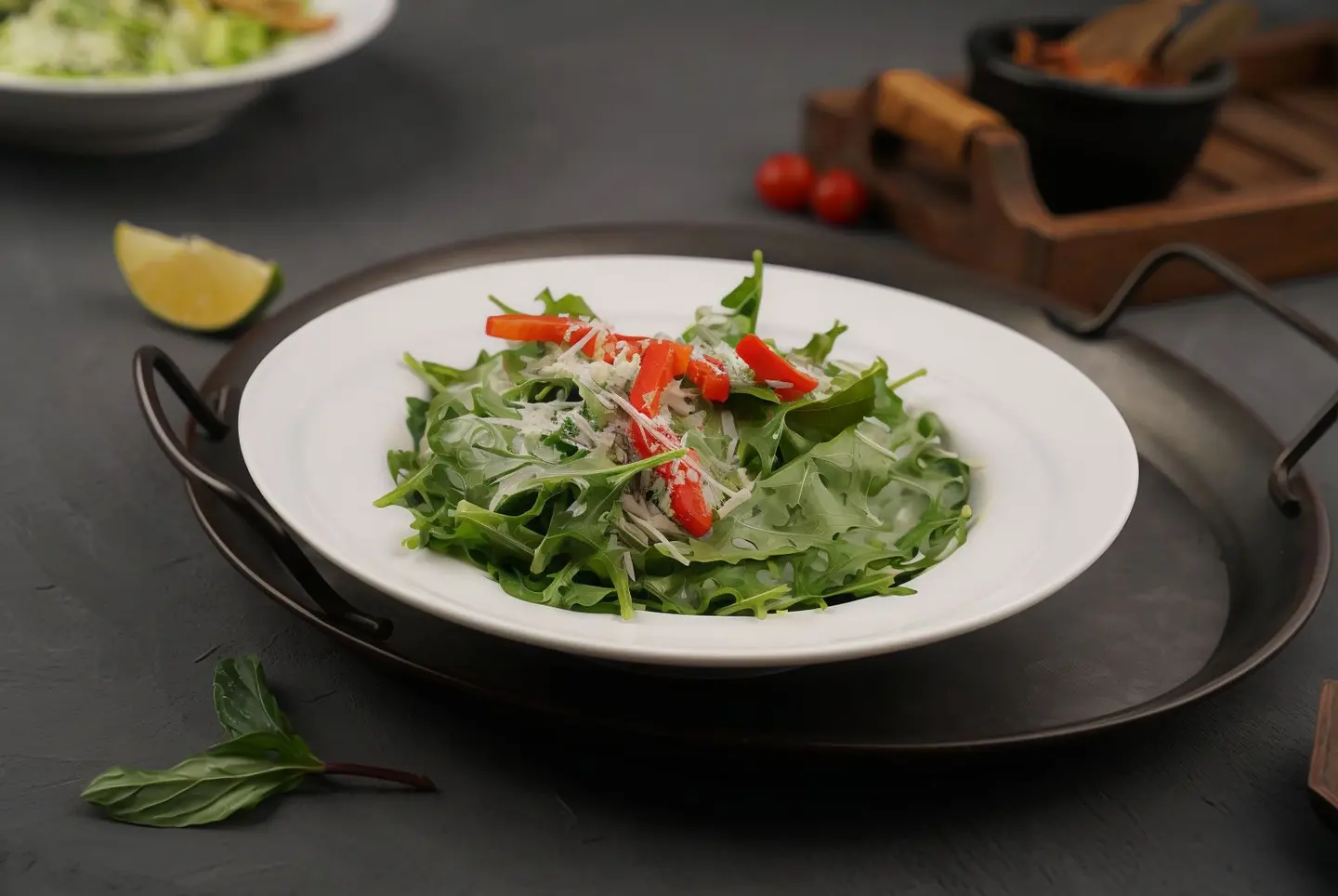 سلطة الجرجير