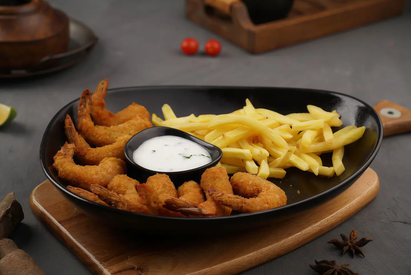 روبيان مقلي