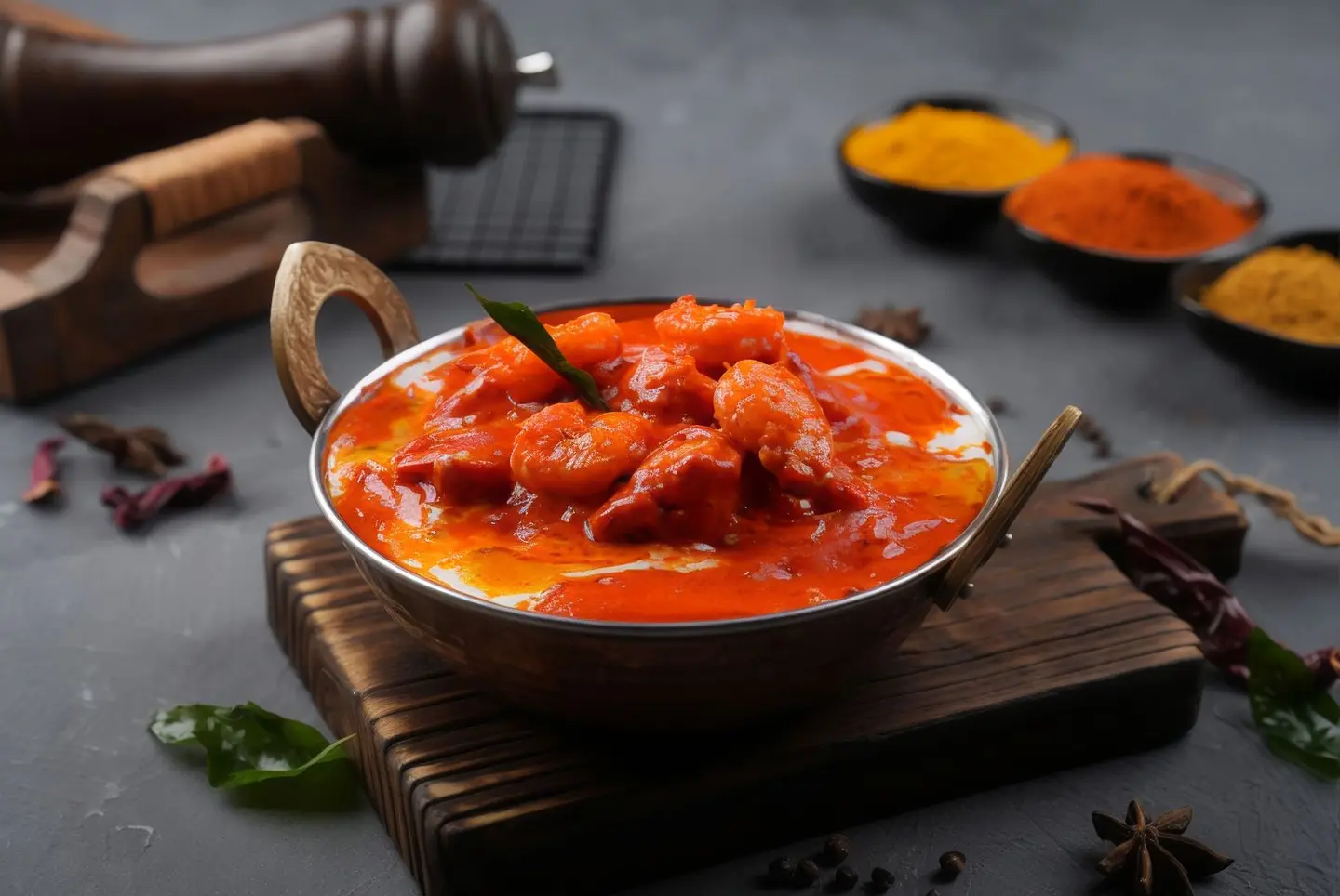 مسالا روبيان  بالزبدة