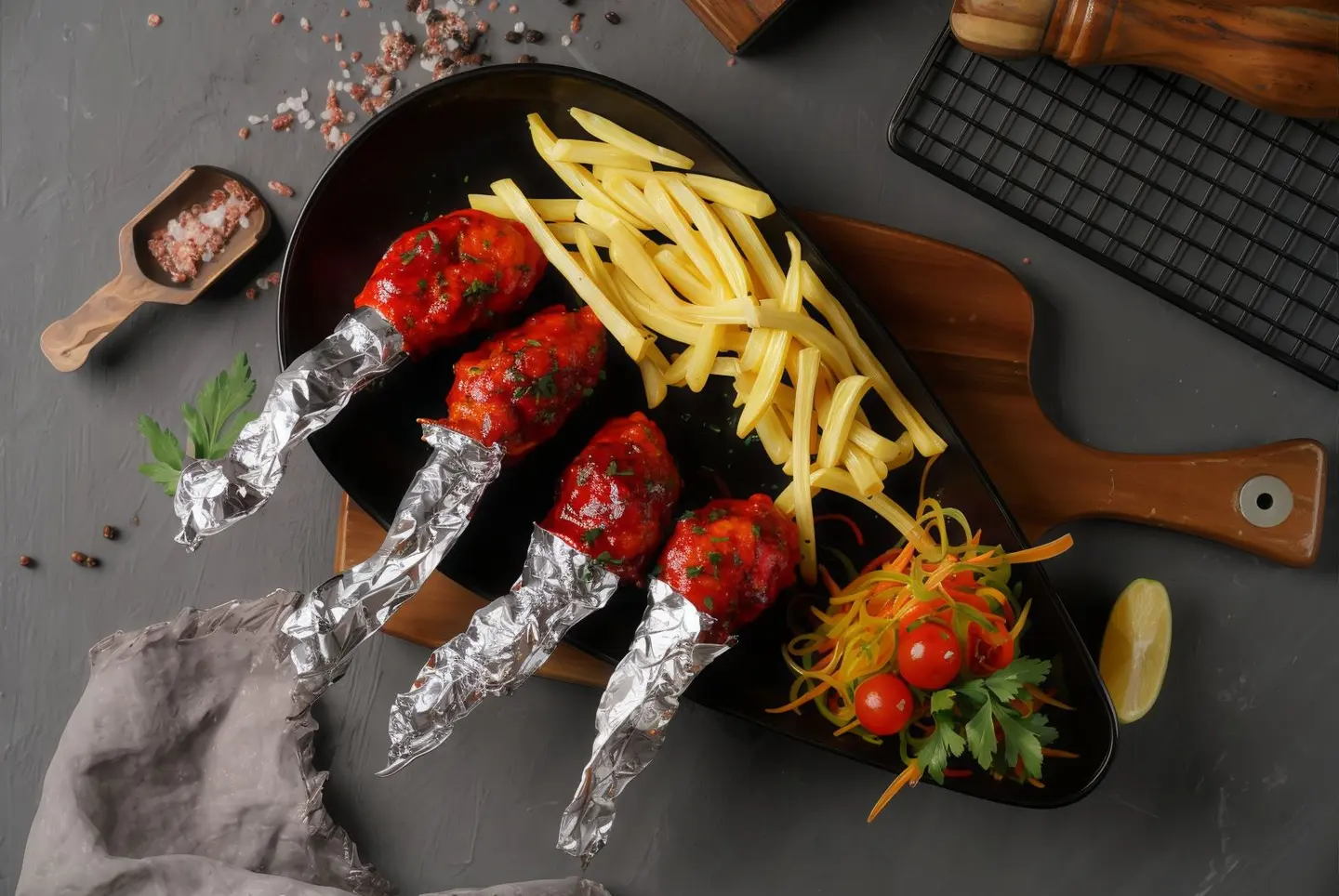 أفخاذ دجاج بالصوص