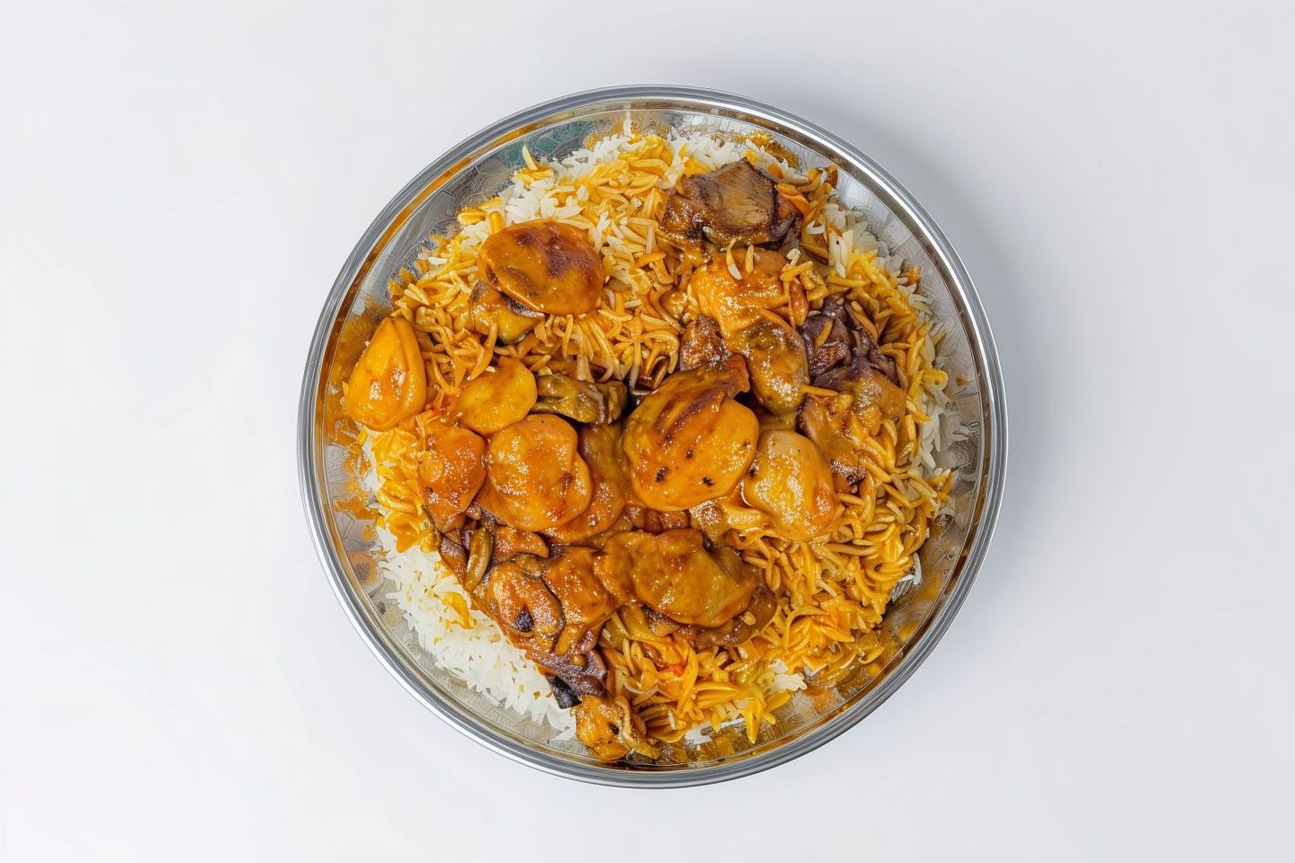 Maqluba Chicken With Vegetables